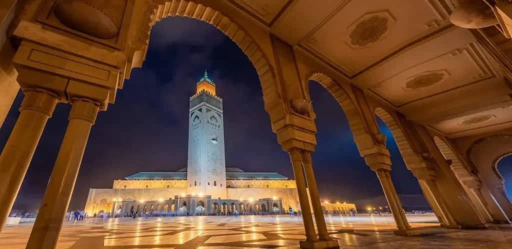 Morocco travel guide hero landscape with the color and light of a private romantic journey