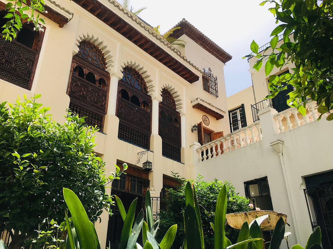 Exterior of the Tangier American Legation in the lower medina of Tangier