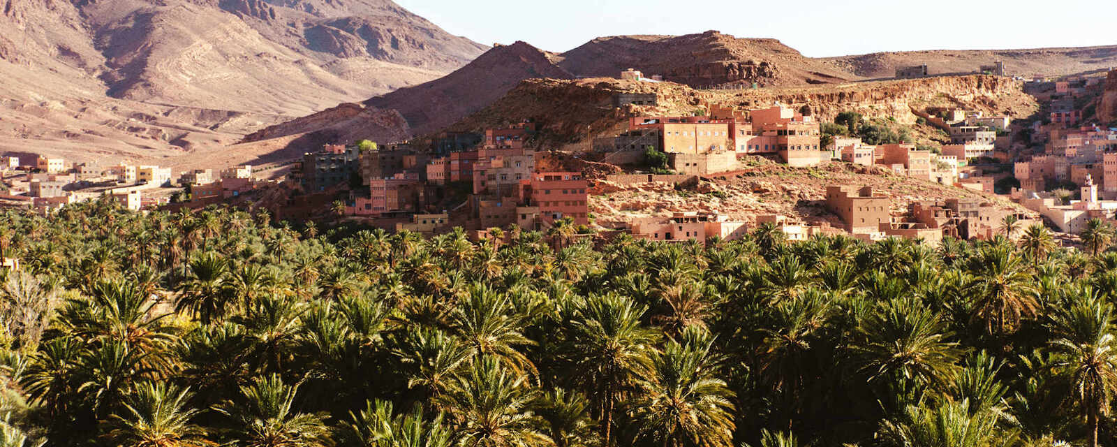 Atlas mountain village along the Dades Valley road, southern Morocco