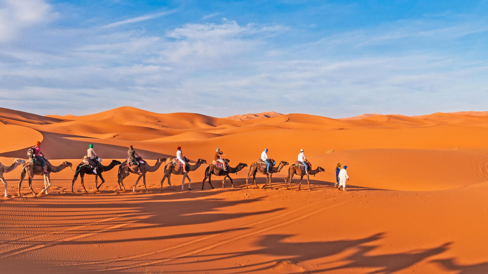 Merzouga and erg chebbi dunes morocco