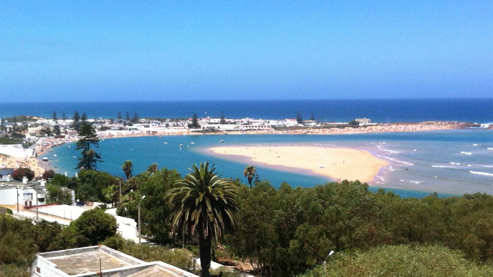 El Oualidia Atlantic lagoon — Morocco's famous oyster bed coastline