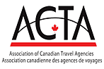 ACTA logo. Association of Canadian Travel Agencies national partner