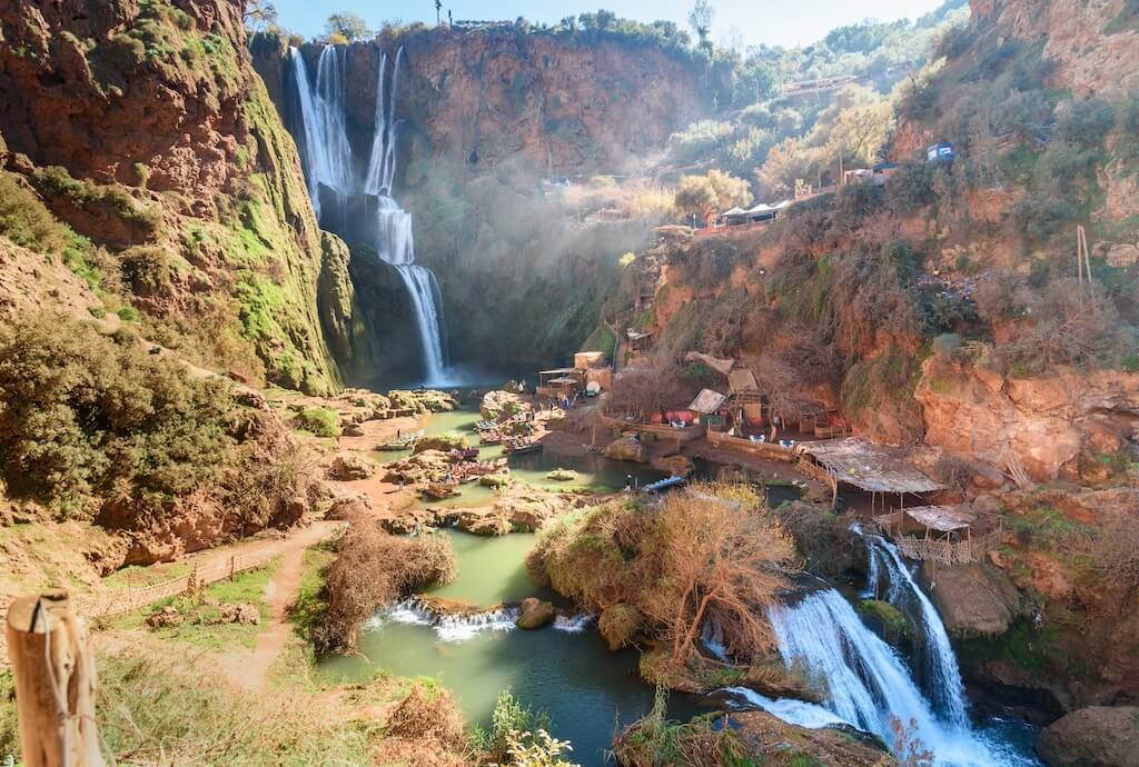 Azilal and Ouzoud Waterfalls in the Atlas Mountains